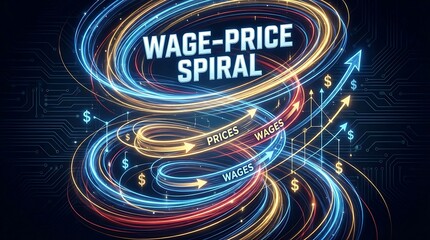 The Vicious Cycle of the Wage-Price Spiral Explained Visually.