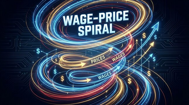 The Vicious Cycle of the Wage-Price Spiral Explained Visually.