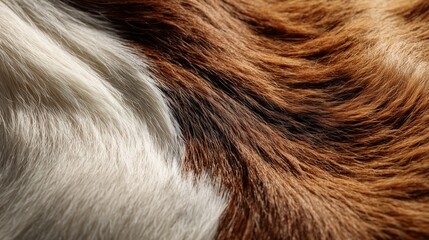 flat lay cow fur texture for product packaging design

