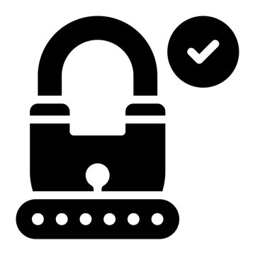 password glyph icon