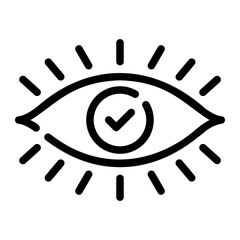 vision line icon