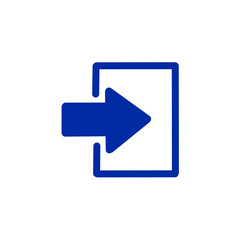 Sign Icons &ndash; Public Guide Exit Arrow / 出口矢印サインアイコン