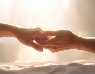 hands that hold and strengthen each other