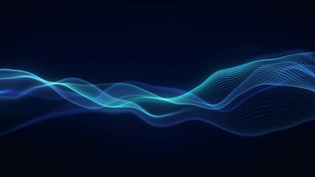 Slow flowing black and white particle vector abstract background, Black abstract tech luxury waves motion background with golden lines. 
Abstract futuristic black background with glowing white dots