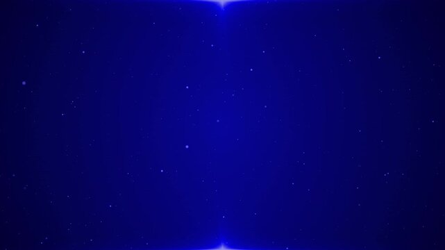 Corporate Blue Particle Background with Smooth Top and Bottom Lighting