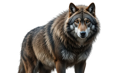 Obraz premium Close Up Wolf Portrait