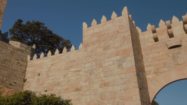 Entrance Gate and Exterior Walls of Parador de Baiona
