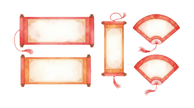 ancient chinese scroll bundle collections