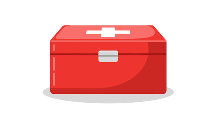 Emergency Medical First Aid Kit Box Vector