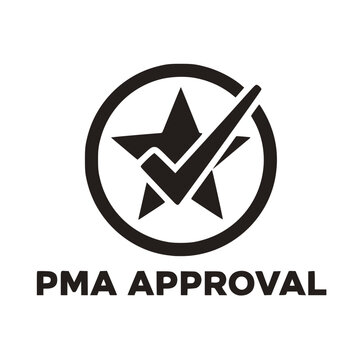 PMA Premarket Approval Icon FDA High Risk Class III Device Black Vector