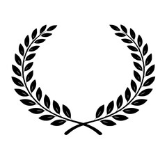 Simple Laurel Wreath Design