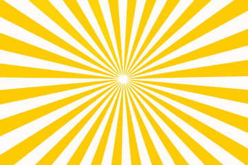 Simple Yellow Burst Background