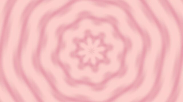 Minimalist soft Sakura pink hypnotic swirl with smooth gradient ripples for digital art