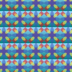 abstract geometric seamless pattern