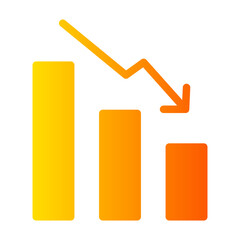 decrease gradient icon