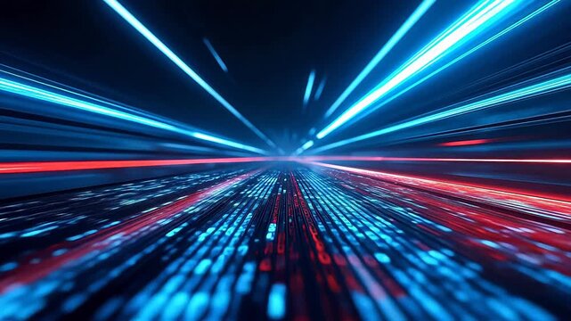 Abstract digital light streaks