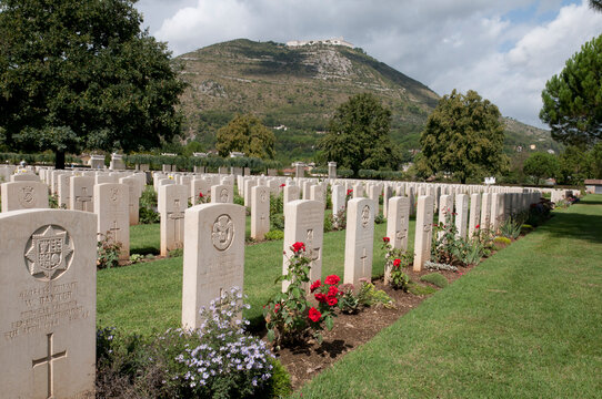 Italy, Frosinone, Cassino.  Commonwealth war cemetary