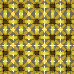 Seamless pattern with leaves