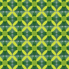 Seamless pattern with leaves