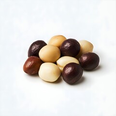 Obraz premium Pile of Macadamia Nuts, Various Colors
