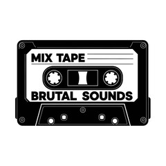 Fototapeta premium Retro Cassette Tape 