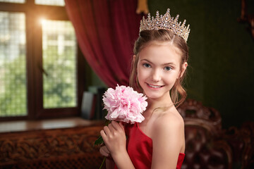 Princess with flower