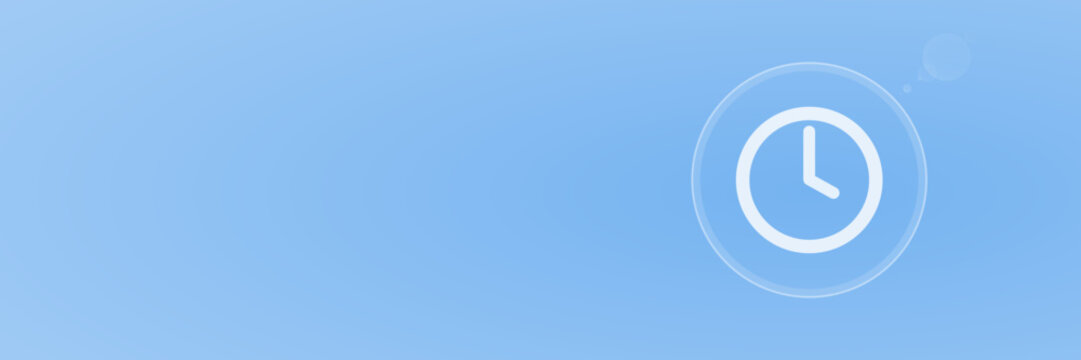 Header Zeit Management Uhr Termin Vektor svg unter 60 kB copy space