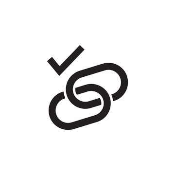 Verified Link Building and Secure Connection Icon