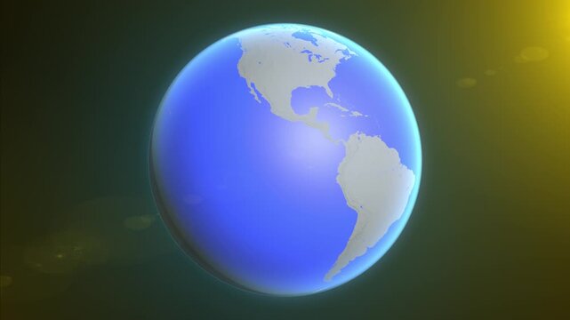 Location and red map of Aruba on the earth
