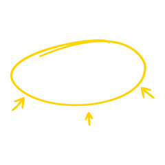 Yellow Circles Mark Important Highlights