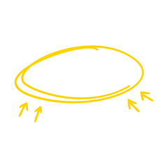 Yellow Circles Mark Important Highlights