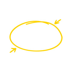 Yellow Circles Mark Important Highlights