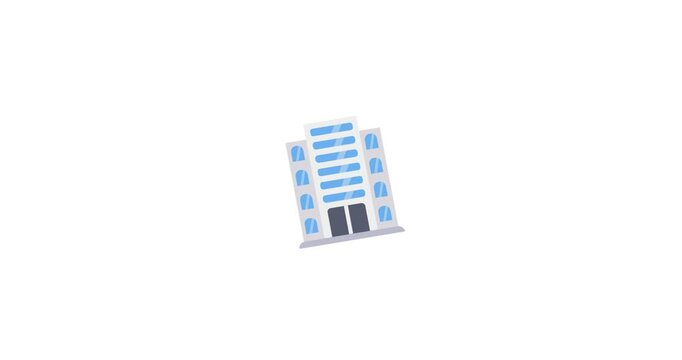 A modern bright and open-plan office space with employees working
