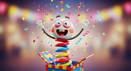 April Fools' Day Surprise: Jack in the Box Clown Gift