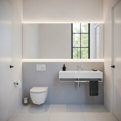 Modern Bathroom Design with Minimalist Aesthetic.