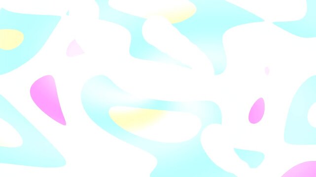 Abstract Pastel Swirling Shapes with Soft Ethereal Glow