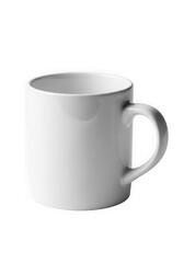 Fototapeta premium Empty White Ceramic Coffee Mug with Handle
