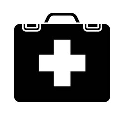 Fototapeta premium Medicine and Health flat icons. Collection health care medical sign icons health care Emergency aid silhouette icon Emergency room illustration sign health care concept. Medicine, emergency, doctor 