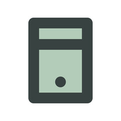 Gemini said  A professional vector illustration of a floppy disk drive and a USB flash drive on a white background representing computer technology media and data storage equipment icons for web and b © 8k photo