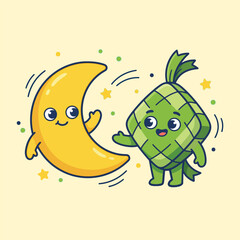 Obraz premium Doodle Illustration for Islamic Ramadan Theme