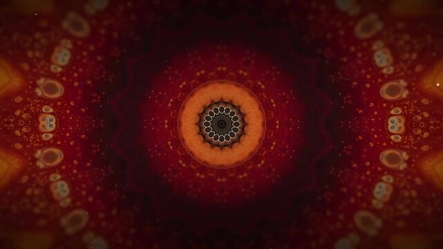 Kaleidoscopic mandala pattern