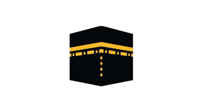 A simple graphic illustration of kaba sharif