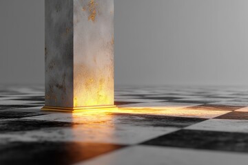 Gold Column Fragment