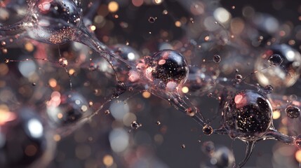 Transparent Molecular Visualization for Skincare High Fidelity Detail