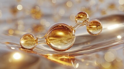 High Fidelity Retinol Molecule Visualization in Skincare Science