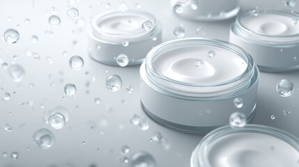 High Fidelity Visualization of Molecular Skincare Products in Droplets