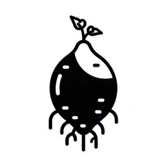 Sprouting Sweet Potato icon for National Sweet Potato Month