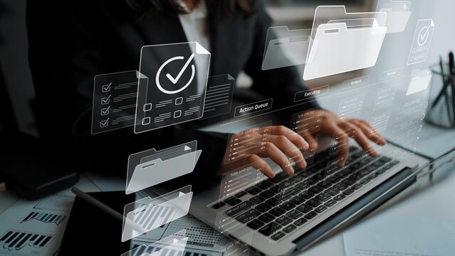 Project management system showing workflow stages, task progress, and review status. Task progress tracks completion, task progress improves workflow, and task progress ensures visibility. Marrow