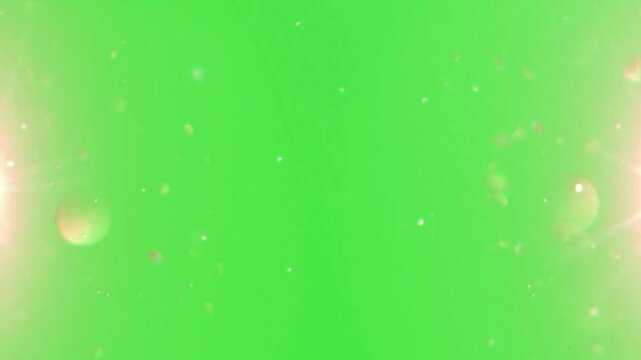 Green Screen Particle Effect VFX &ndash; Chromakey Overlay Motion Background