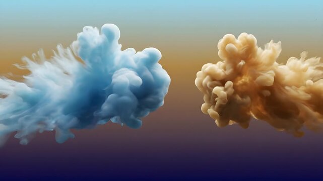 Seamless Time-Lapse of Abstract Cloud-Like Volumetric Textures